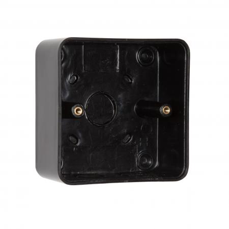 Black 28mm Surface Back Box - PBB02/BK