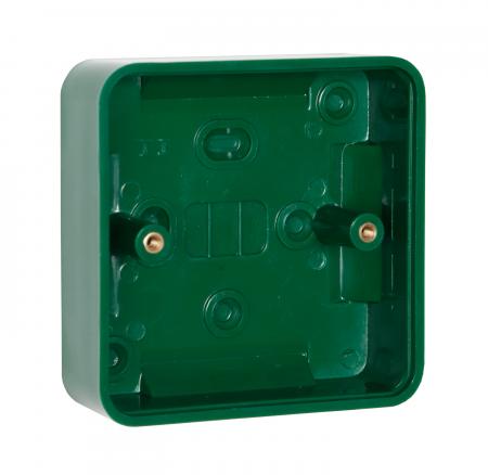 Green 28mm Surface Back Box - PBB02/GN