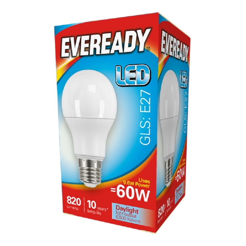 Eveready 9.6watt ES Daylight GLS Lamp 6500k - S13625