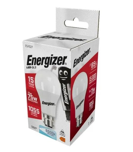 Energizer LED GLS B22 (BC) 1,055lm 11W 6,500K (Daylight) - S9425