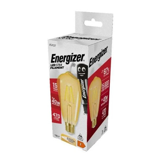 Energizer Filament Gold LED ST64 5 watts 470LM ES - S9433