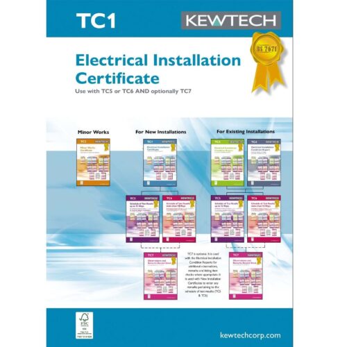 Electrical Test & Installation Certs 42 pages