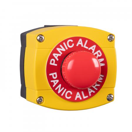 Panic Alarm Weatherproof Red Dome Button - WP66-Y-RB/PA