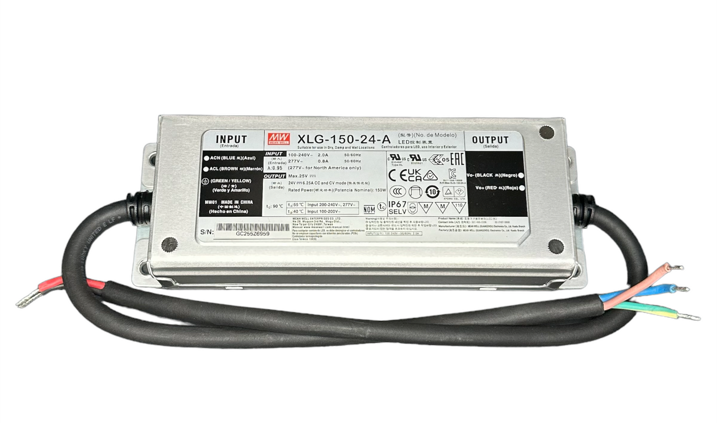 150W CONSTANT VOLTGE IP67 24V LED DRIVER (MEANWELL 5 YEAR)