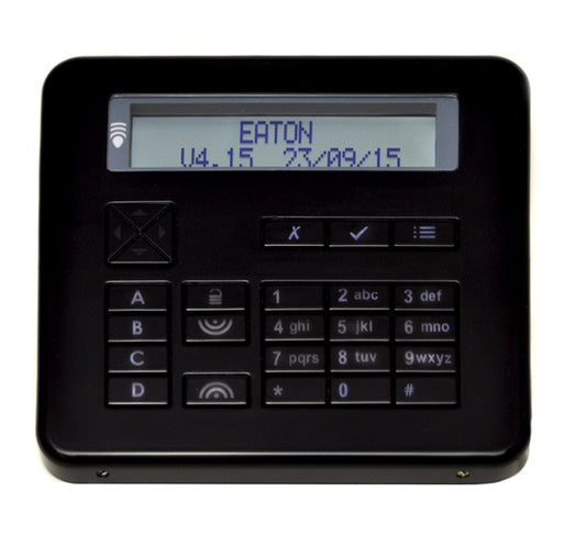 Eaton KEY-FKPZ-BK Flush mount keypad - piano black finish