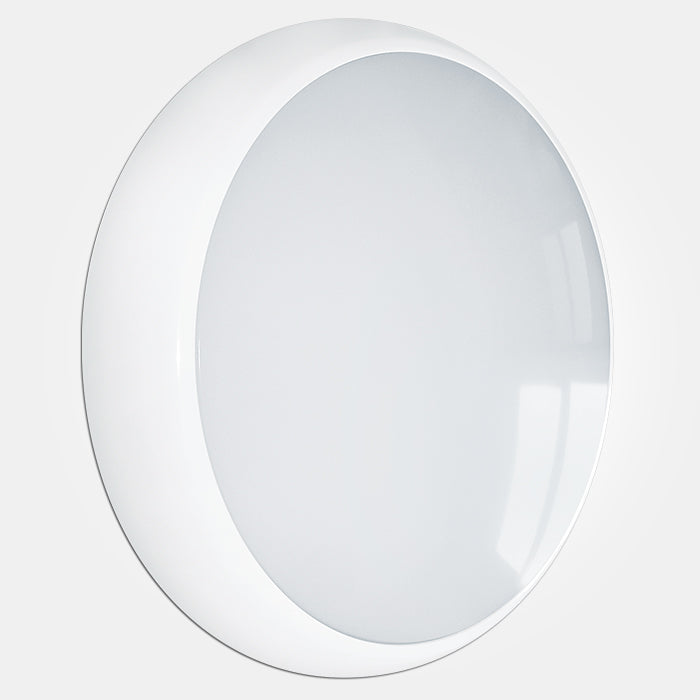 14W CT Selectable Circular LED Ceiling/Wall Light - Microwave - IP65/IK10