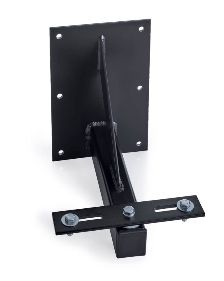 Swivel bracket to carry 1 x large floodlight up to 200W induction (fixings not supplied)