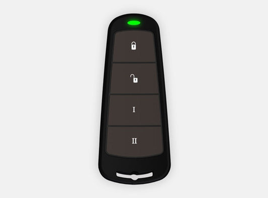 Pyronix KEYFOB-WE Two-way wireless Keyfob, 4 button, EN Grade 2