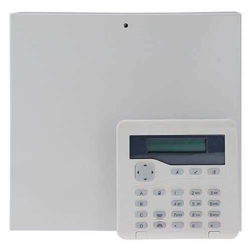 Eaton i-on10-K A ten zone wired panel supplied with a keypad. PD6662:2017 Grade 2