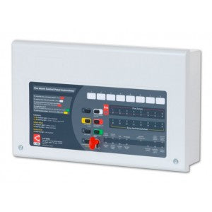 C-TEC CFP704-2 CFP AlarmSense 4 zone two-wire panel. Max 2 x 3.2Ah batteries