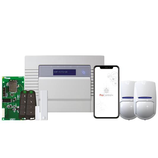 Pyronix ENF/KIT2-UK (Enforcer Kit 2) 1xENF32UK-WE, 2xKX10DP-WE, 1xMC1MINI-WE, 2xKF4-WE, & 1 x DIGI-WIFI