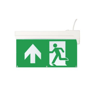 Emco 2.7W IP20 LED maintained emergency exit sign - EMLEDXBM