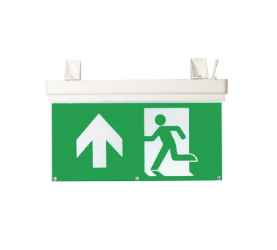 Emco 2.7W IP20 LED maintained emergency exit sign - EMLEDXBM