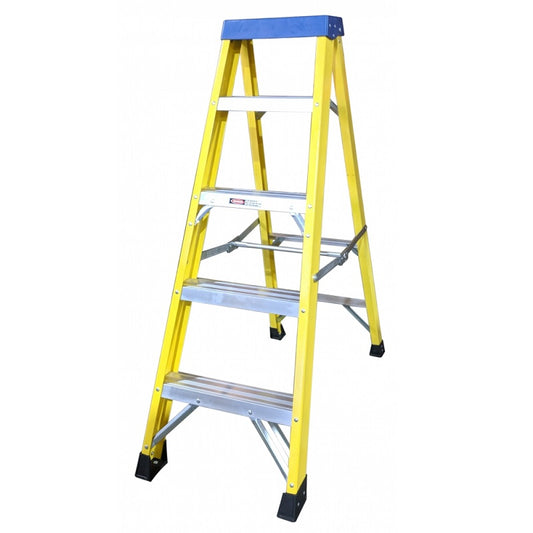 5 Tread Fibreglass Step Ladder - FLS5
