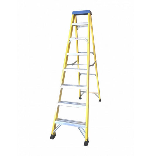 8 Tread Fibreglass Step Ladder - FLS8
