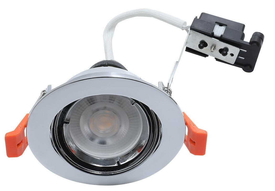 Hoop Plus Downlight Die Cast GU10 Tilt Chrome