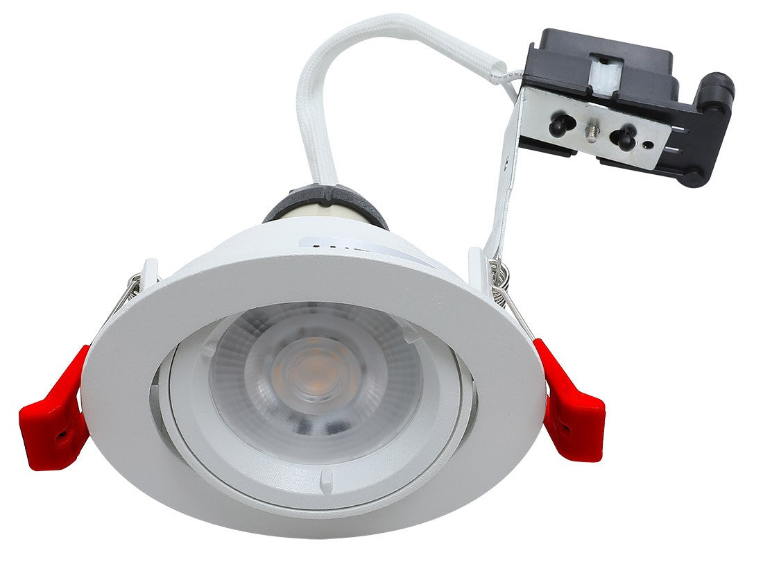 Hoop Plus Downlight Die Cast GU10 Tilt White