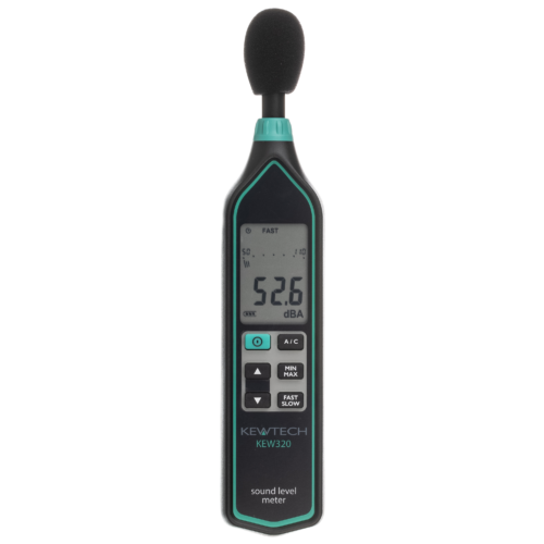 Digital sound level meter with bar graph