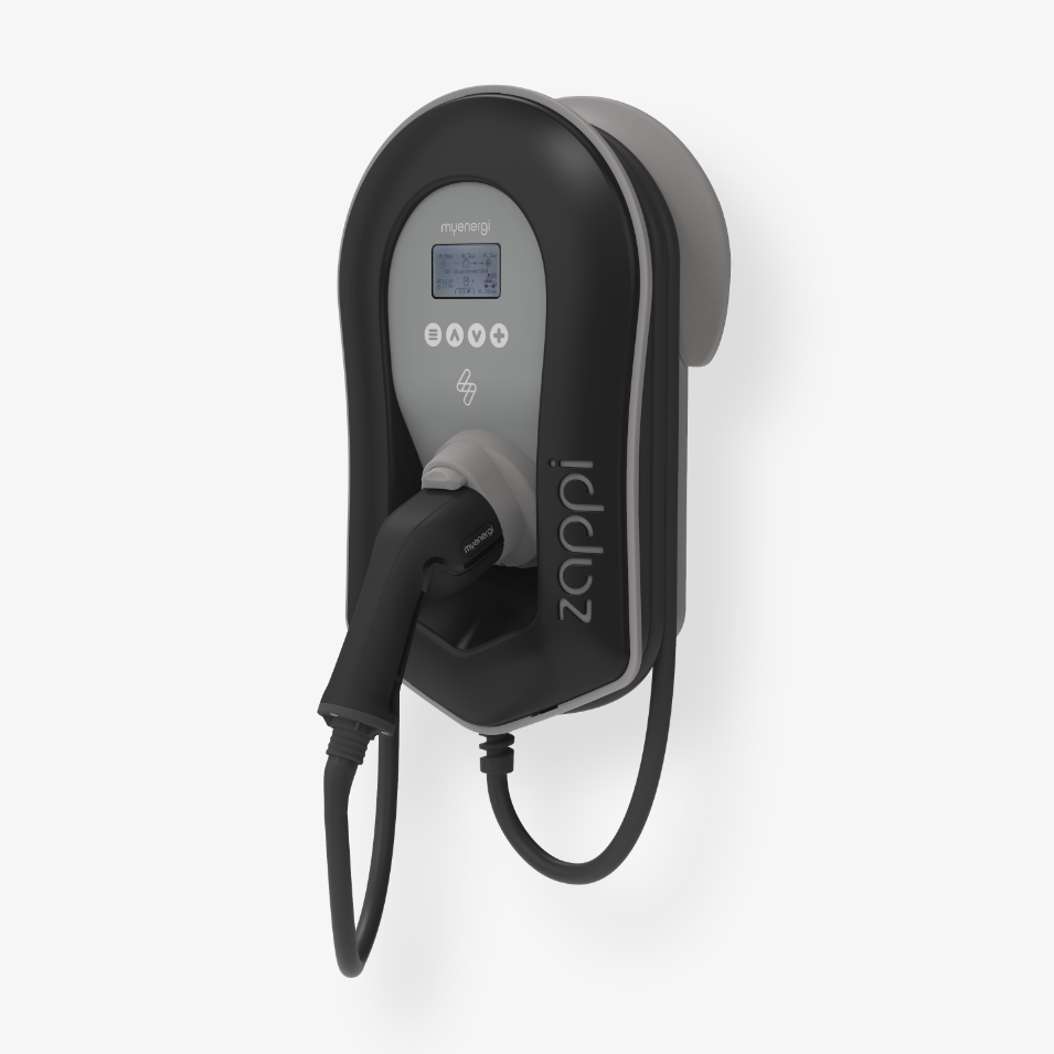 eco-smart EV charge point 22kW 3ph Type 2 Tethered Black