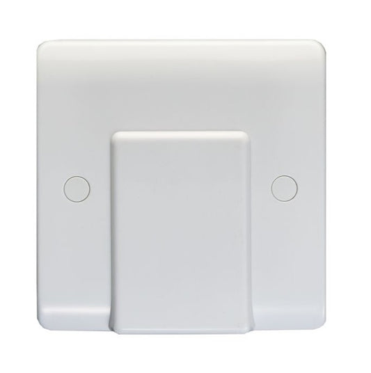 White Plastic 20A Flex Outlet Plate - PL8220