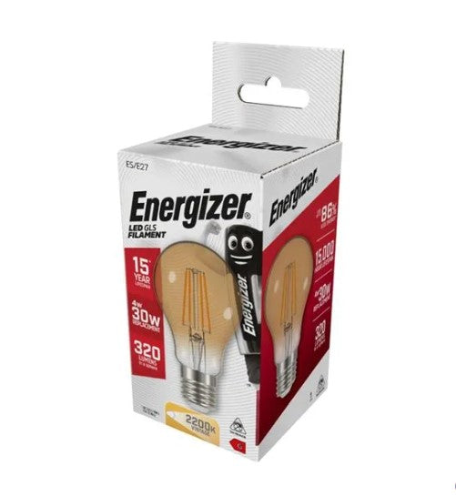 Energizer Filament Gold LED GLS 4.2 watts 310LM E27 - S12860