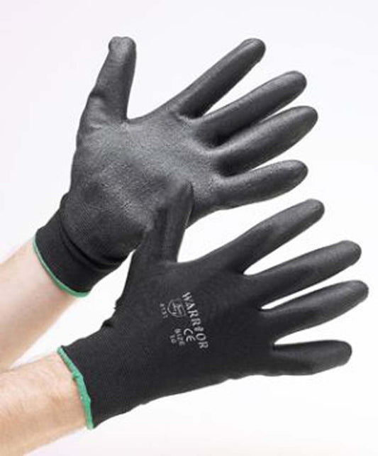 Black PU Gloves - SPU10