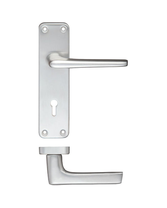 Zoo Hardware Contract Aluminum Lever On Lock Backplate